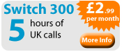 5 Hours of UK Calls and Business Line Rental