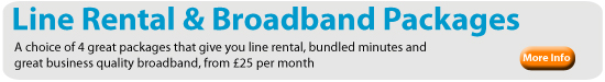 Great Packages for Line Rental, calls and Broadband